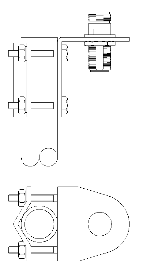Fig 1   Antenna mount assembly
