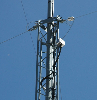Tower end assembly fully installed