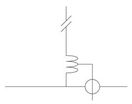 Grounded matching coil