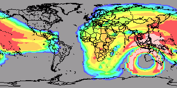 Ham CAP path predictor 10m SSN=80 25-04-2011