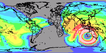 Ham CAP path predictor 15m SSN=77 5-09-2013
