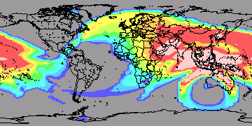 Ham CAP path predictor 15m SSN=124 03-12-2013