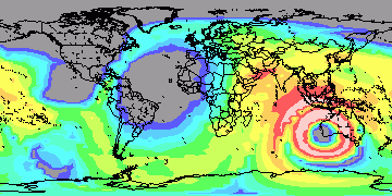 Ham CAP path predictor 20m SSN=31 20-01-2013