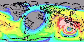 Ham CAP path predictor 30m SSN=43 18-12-2012