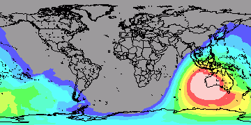 Ham CAP path predictor 40m SSN=85 7-042013