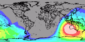 Ham CAP path predictor 40m SSN=59 19-09-2013