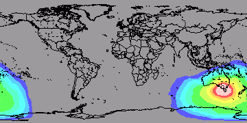 Ham CAP path predictor 80m SSN=38 07-10-2004
